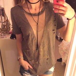 Emory Park t shirt in Olive S